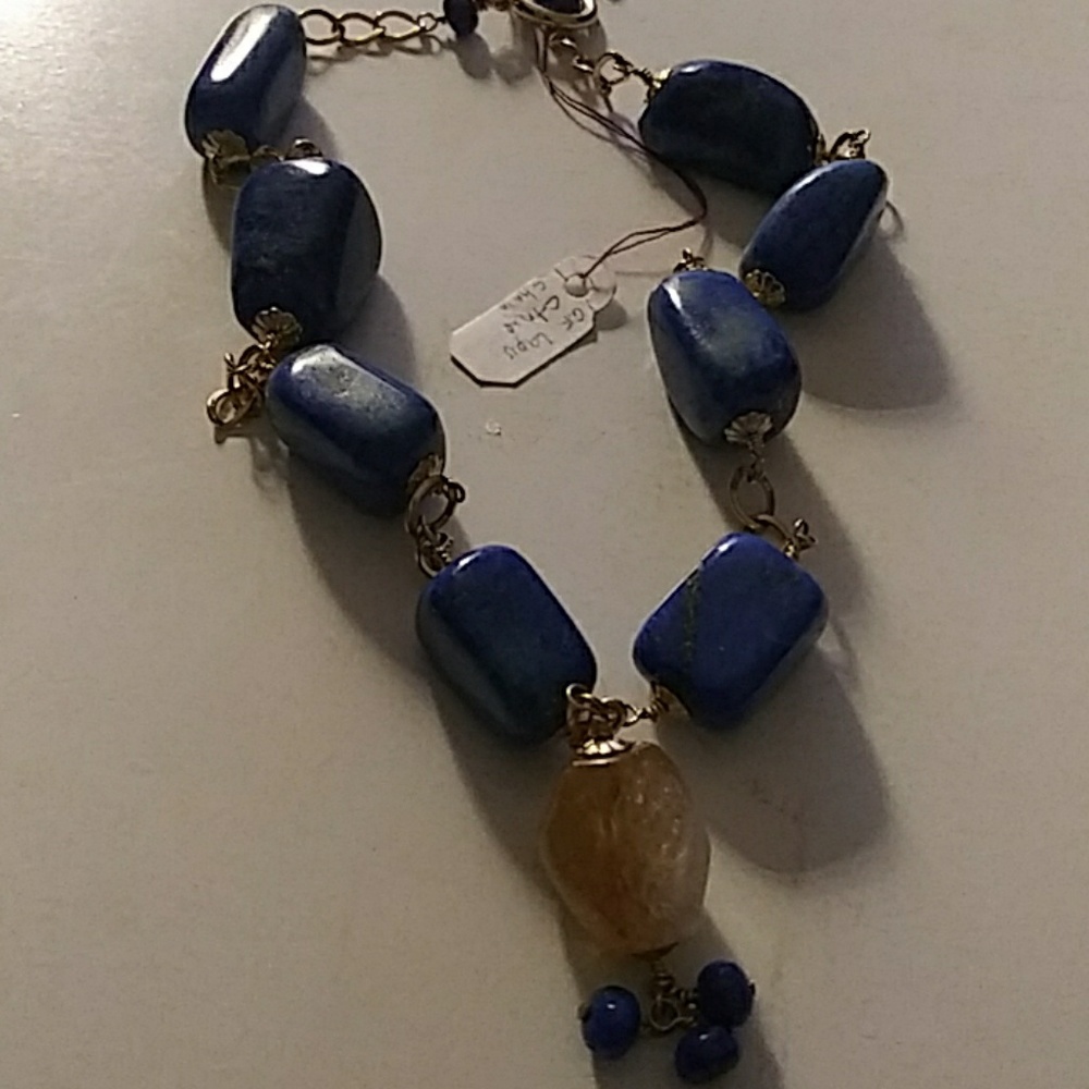 Blue necklace